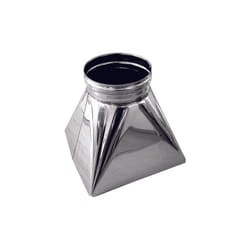 Cheminee Tremie carre x-rond conduit de cheminee dn 140 tube acier inoxydable 316