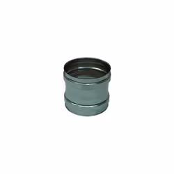 Raccord femelle-femelle cheminee Dn 150. Tuyau en acier inoxydable 316 a simple paroi. Raccord a utiliser pour changer la jon ...
