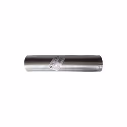 Tuyau de cheminée flexible extensible en aluminium naturel 120 mm de 1 à 3 m