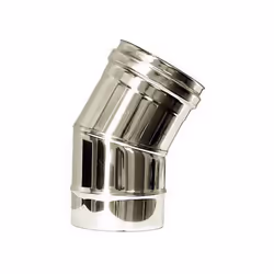 courbe 30 conduit de cheminee a paroi double inox DN 150/200. Les coudes a 30 sont utilises pour effectuer des deviations ou  ...