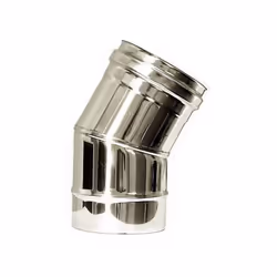 courbe 30 conduit de cheminee a paroi double inox DN 350/400. Les coudes a 30 sont utilises pour effectuer des deviations ou  ...