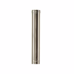 Conduit de cheminee a paroi double inox DN 350/400 L 1 mt. Element conduit de cheminee realise en acierINOX 316 epaisseur 0,5 ...
