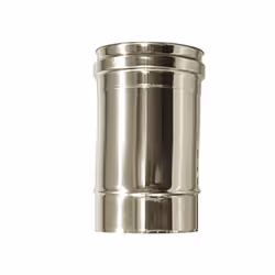 Conduit de cheminee a paroi double inox DN 80/130 L 0,25 mt. Element conduit de cheminee realise en acierINOX 316 epaisseur 0 ...