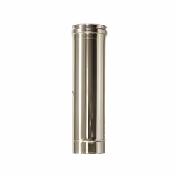 Conduit de cheminee a paroi double inox DN 130/180 L 0,5 mt. Element conduit de cheminee realise en acierINOX 316 epaisseur 0 ...
