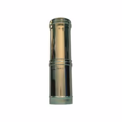 Element telescopique de 55 a 94 cm. conduit de cheminee a paroi double inox DN 130/180. Élement a utiliser dans les cas ou il ...