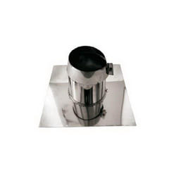 MBM - Cheminee double paroi isole faux toits plats inox dn 350/400