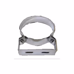 Bande murale Conduit de cheminee a double paroi inox DN 180/230. "NON RÉGLABLE", diametre effectif 230 mm. Il est utilise pou ...