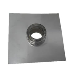Cheminee double paroi isole plaque de buche passant la inox dn 80/130