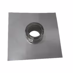 Plaque de buche traversante epaisseur 0,5 mm conduit de cheminee a paroi double inox DN 200/250. La plaque avec une buche est ...