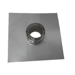 Cheminee double paroi isole plaque de buche passant la inox dn 200/250