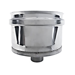 MBM - Cheminee double paroi isole bouchon collecteur de condensation conduit inox dn 100/150