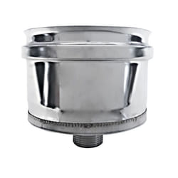 MBM - Cheminee double paroi isole bouchon collecteur de condensation conduit inox dn 130/180