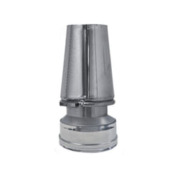 MBM - Cheminee double paroi isole terminal chapeau conique inox dn 100/150