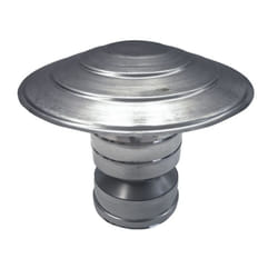 Cheminee double paroi isole terminal chapeau chinois coupe-vent inox dn 150/200