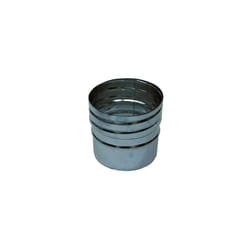 Cheminee Raccord male flexible/rigide pour conduit de fumee dn 220 du tuyau flexible au tuyau rigide