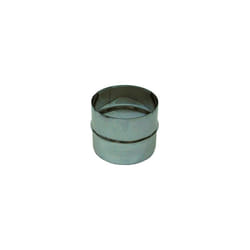 Cheminee Conduit de fumee en acier inoxydable joint male-male d. 120 mm. Tube en acier inoxydable 316