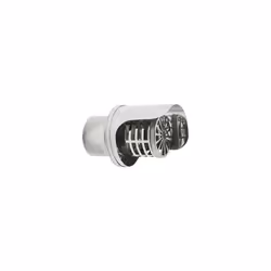Chapeau d’extremite d’echappement des fumees a paroi inox DN 80mm avec pare-pluie 80 mm male : est un terminal horizontal en  ...