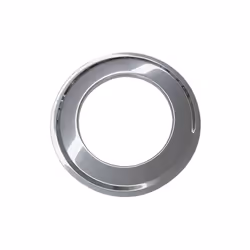 rosace ronde acier inoxydable, finition brute, da verniciare, diametro interno 102 mm. diametro esterno 200 mm, per canna fur ...
