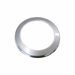 rosace ronde acier inoxydable, finition brute, da verniciare, diametro interno 252 mm. diametro esterno 350 mm, per canna fur ...
