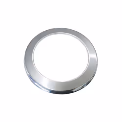 rosace ronde acier inoxydable, finition brute, da verniciare, diametro interno 302 mm. diametro esterno 400 mm, per canna fur ...