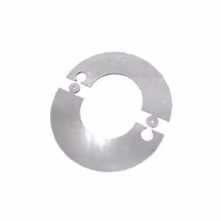 rosace modulable acier inoxydable, finition brute,a peindre, diametre interieur 182 mm. diametre exterieur 280 mm, cheminee p ...