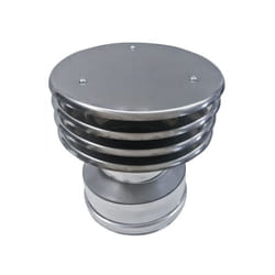 MBM - Cheminee double paroi isole terminal chapeau lamellaire inox dn 130/180