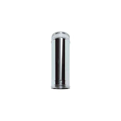 MBM - Cheminée double paroi isolé air dn 100/120 l 0,5 m tuyau en acier inoxydable 316 à
