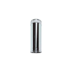 Cheminée double paroi isolé air dn 100/120 l 0,25 mt. tuyau en acier inoxydable 316