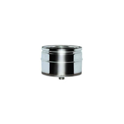 Cheminée double paroi isolé air dn 100/120 bouchon de condensat tube en acier inoxydable 316