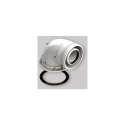 Ferroli - Coude Coaxial 90° à Bride Pour Chaudière à Condensation Ø60/100 Mm