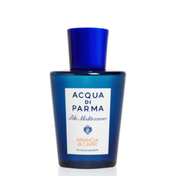 Acqua di Parma Blu Mediterraneo Arancia Di Capri 200 ml Gel douche Unisexe Corps Petitgrain, Caramel, Cardamone, Citron, Mandarin, Musc, Orange
