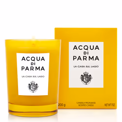 Acqua di Parma La Casa sul Lago bougie en cire Rond Ambre, Bergamote, Cyclamen, Muguet, Musc Jaune 1 pièce(s)