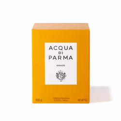 Acqua di Parma Grazie bougie en cire Rond Bergamote, Rose, Sel de mer, Ylang-ylang Jaune 1 pièce(s)