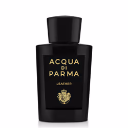 Acqua di Parma Leather eau de parfum 180ml, Hommes, 180 ml, Flacon non réutilisable, Citron, Orange, Framboise, Brazilian Ora ...