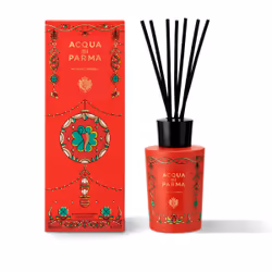 Acqua di Parma Portafortuna diffuseur aromatique Flacon de parfum Roseau, Verre Rouge