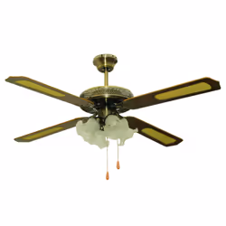 Fraschetti 496078, Ventilateur à lame domestique, Marron, Plafond, 125 cm, 60 W, 230 V