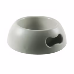 United Pets Mangeoire pour chiens Pappy Gris polypropylène (Ø 18 cm)