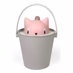 United Pets Crick Conteneur de nourriture pour animaux de compagnie Plastique Gris