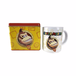 Mug + tirelire Educa Borras Nintendo Super Mario Bros Donkey Kong