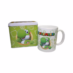 Mug + tirelire Educa Borras Nintendo Super Mario Bros Yoshi