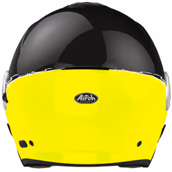 Airoh Helios Fluo Casque jet, noir-jaune, taille XS pour Hommes