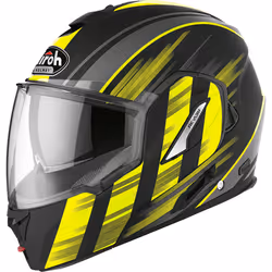 Airoh Rev 19 Ikon casque, noir-jaune, taille XS pour Hommes