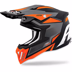 Airoh Strycker Axe Carbon Casque Motocross, orange, taille S pour Hommes