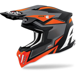 Airoh Strycker Axe Carbon Casque Motocross, orange, taille S pour Hommes