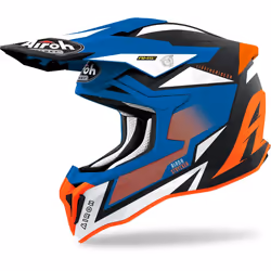 Airoh Strycker Axe Carbon Casque Motocross, bleu, taille XS pour Hommes