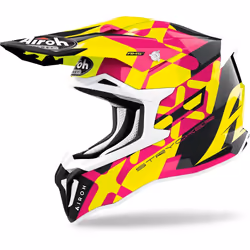 Airoh Strycker XXX Carbon Casque de motocross, rose, taille XL pour Hommes