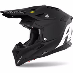 Airoh Aviator 3 Color Casque de motocross, noir, taille XS pour Hommes