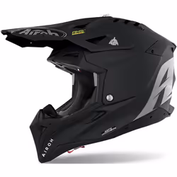 Airoh Aviator 3 Color Casque de motocross, noir, taille S pour Hommes