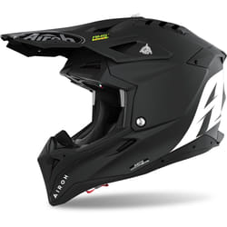 Airoh Aviator 3 Color Casque de motocross, noir, taille 2XL pour Hommes