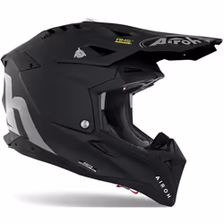 Airoh Aviator 3 Color Casque de motocross, noir, taille 2XL pour Hommes